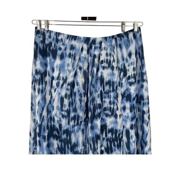 Eloquii pleated midi tie dye skirt blue size 16 - Picture 2 of 5